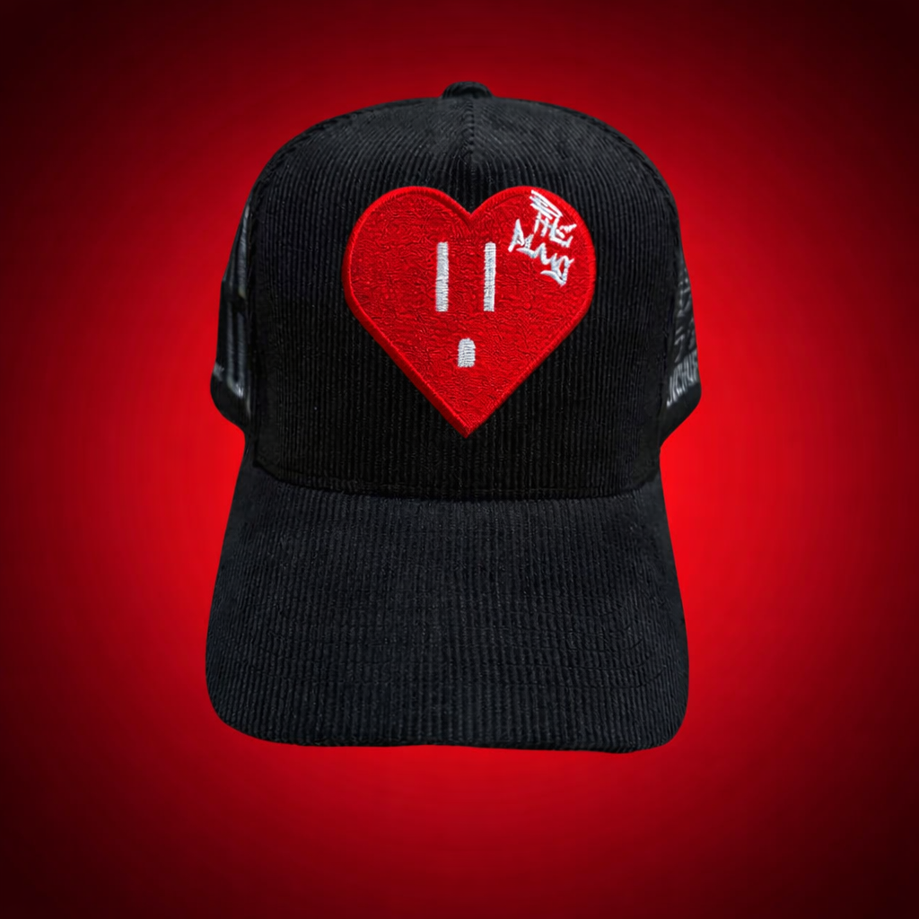The Plug “Red Heart” Corduroy Snapback