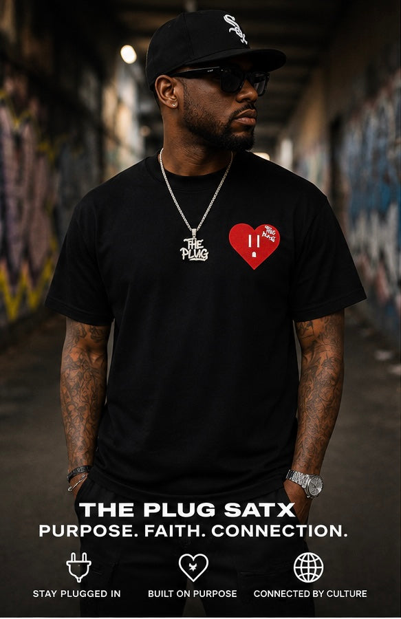 The Plug SATX “Purpose Faith Connection” Tee