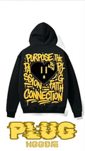 The Plug Hoodie – Passion • Purpose • Faith • Connection