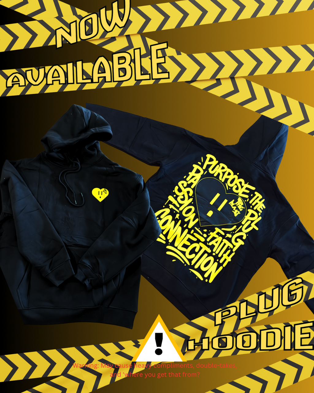 The Plug Hoodie – Passion • Purpose • Faith • Connection