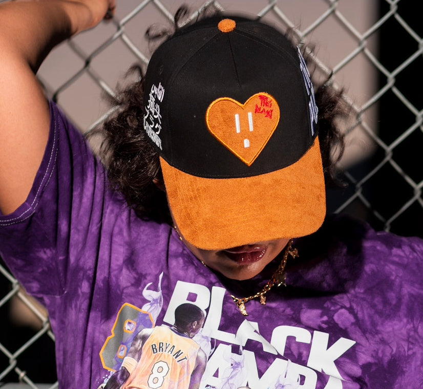 The Heart Outlet - Brown Heart/ Brown Suede Brim