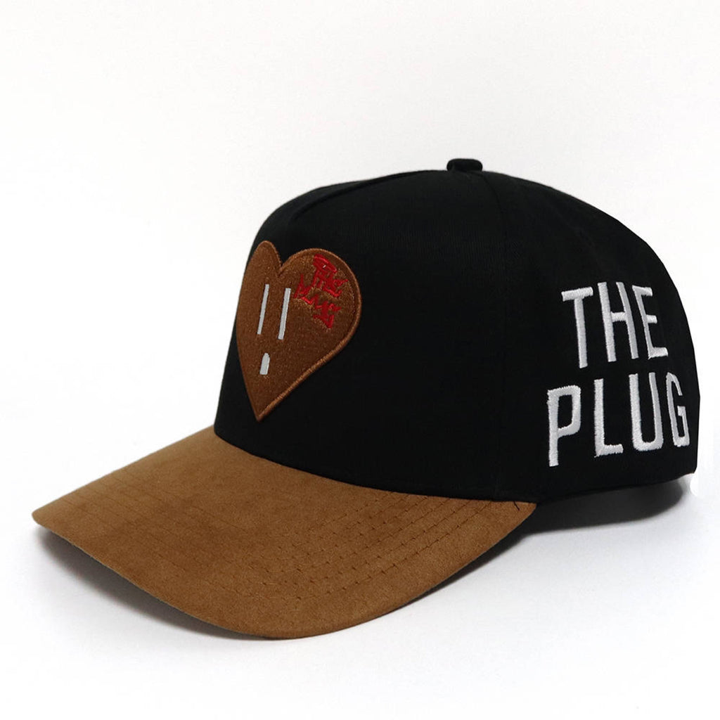 The Heart Outlet - Brown Heart/ Brown Suede Brim